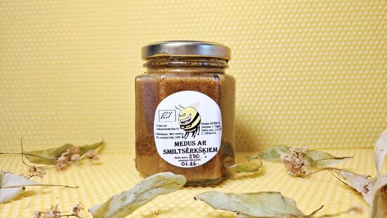 BIO medus ar smiltsērkšķiem  0,230kg 